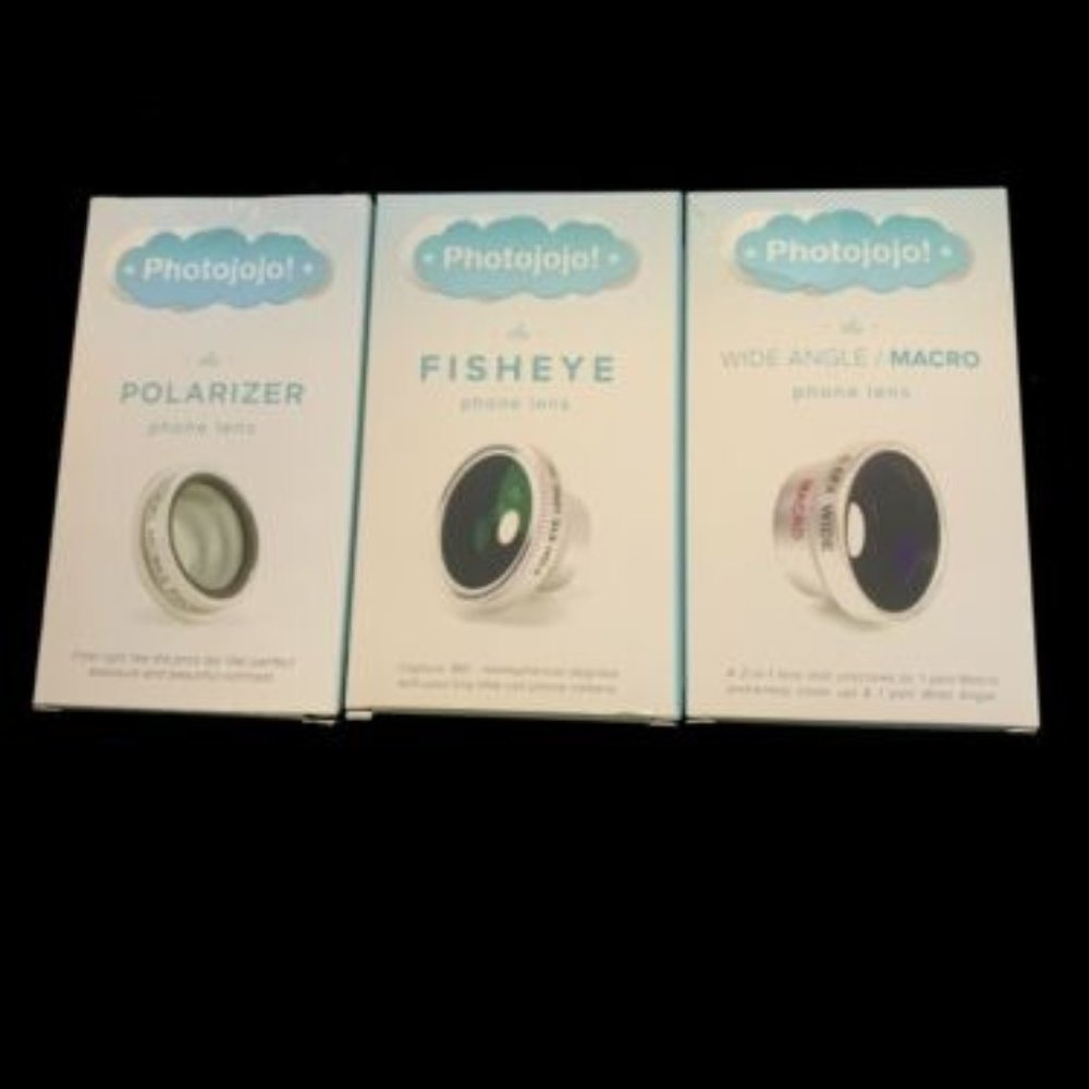 Photojojo phone lens attachment - Polarizer, Fisheye and Wideangle dm for offer